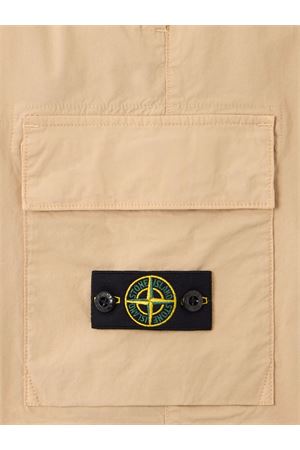 Stretch cotton cargo shorts STONE ISLAND KIDS | L1S16L100002S0001V0092